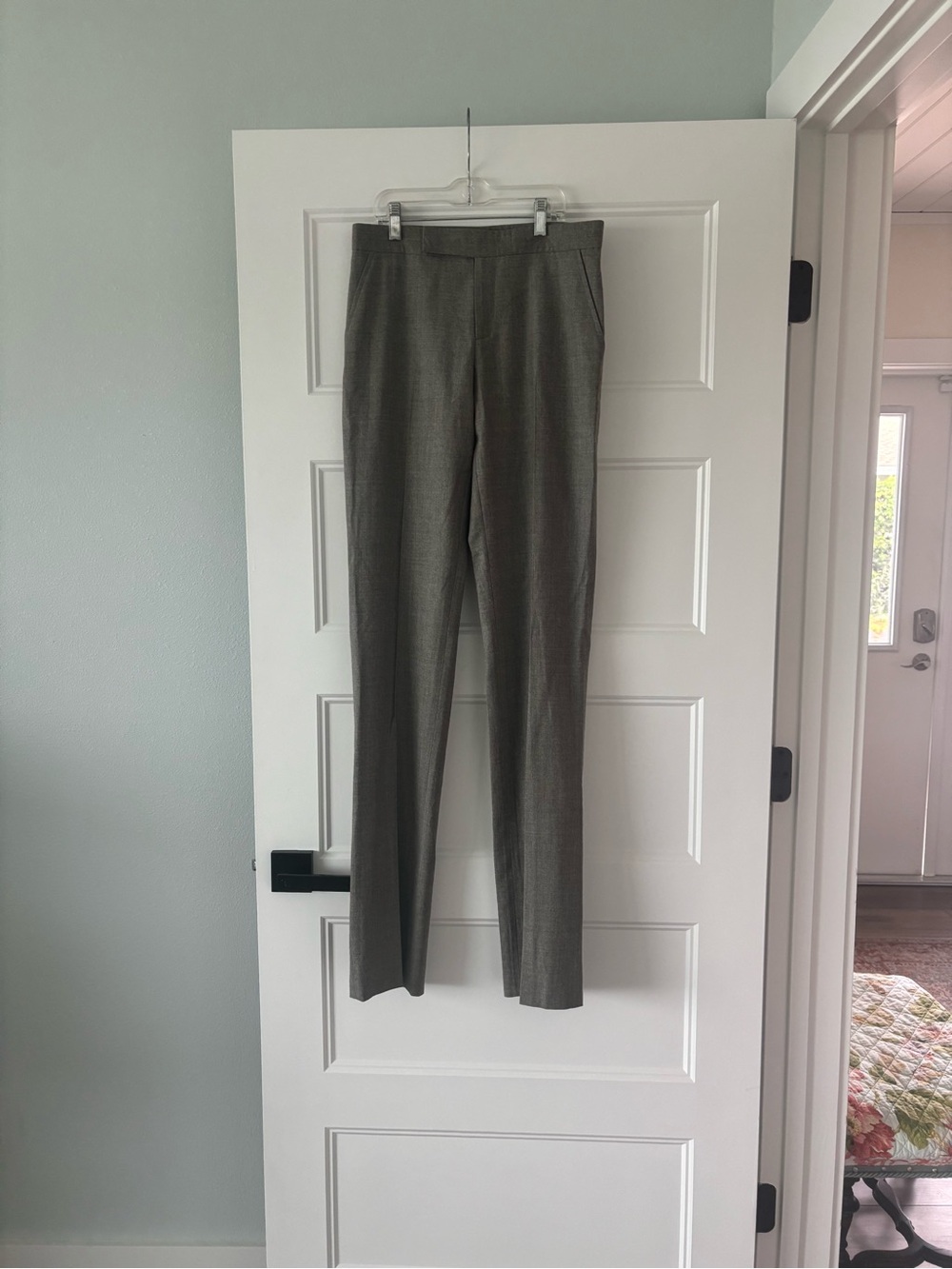 Ralph Lauren Purple Label heathered Gray Slim Dress Pants waist 29